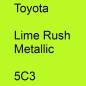 Preview: Toyota, Lime Rush Metallic, 5C3.